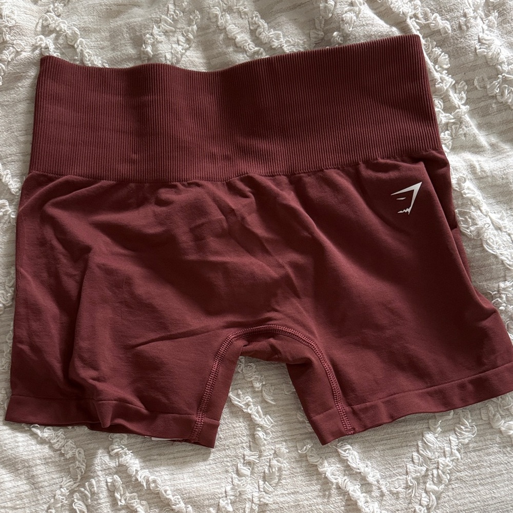 burgundy gymshark spandex